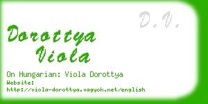 dorottya viola business card